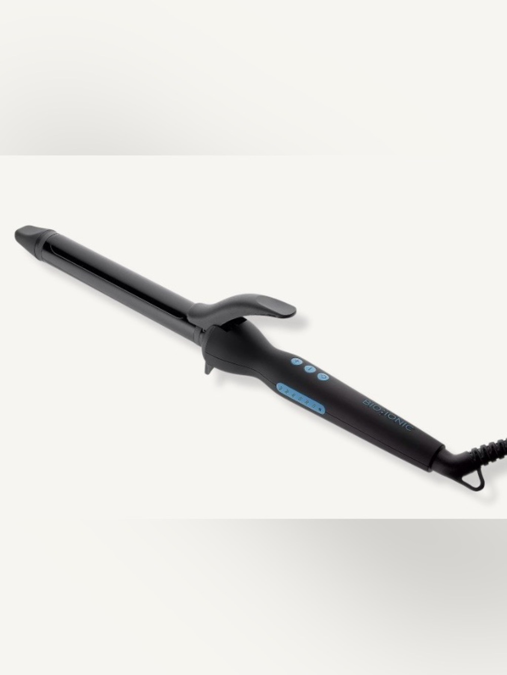Bio ionic Long Barrel 1" Pro Curling Iron Black
